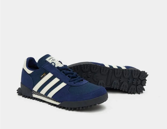 Adidas Originals Marathon TR in Dark Blue and White Men Trainers Limited Stock